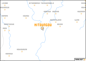 map of Mitoungou