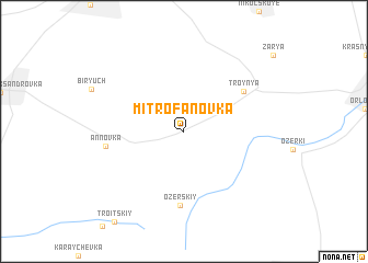 map of Mitrofanovka