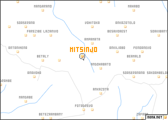 map of Mitsinjo