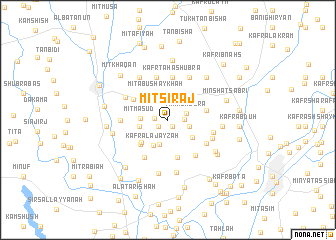 map of Mīt Sirāj