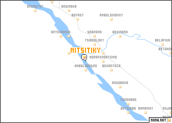 map of Mitsitiky