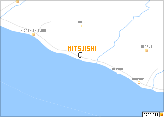 map of Mitsuishi