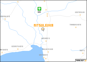 map of Mitsulevka