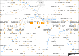map of Mittelbach