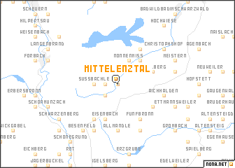 map of Mittelenztal