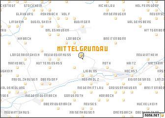 map of Mittelgründau