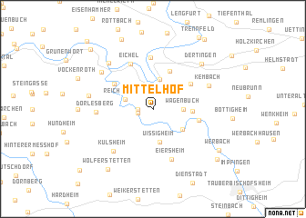 map of Mittelhof