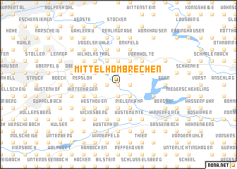 map of Mittelhombrechen