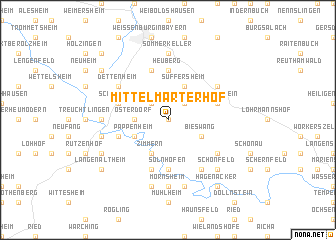 map of Mittelmarterhof