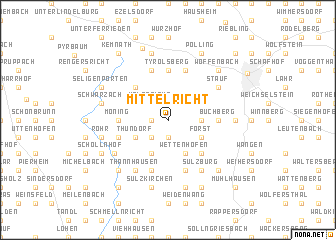 map of Mittelricht