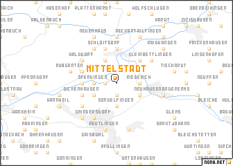 map of Mittelstadt