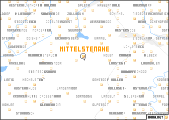 map of Mittelstenahe