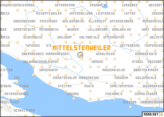 map of Mittelstenweiler