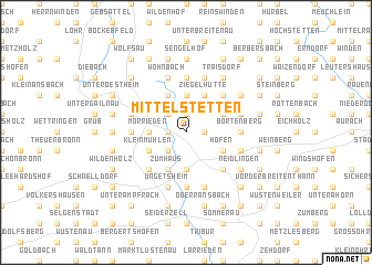 map of Mittelstetten