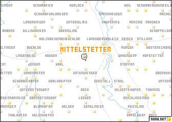 map of Mittelstetten