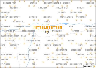 map of Mittelstetten