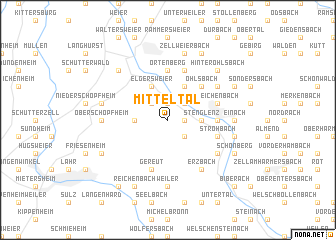 map of Mitteltal