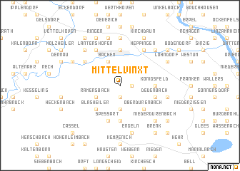 map of Mittelvinxt