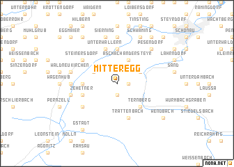 map of Mitteregg
