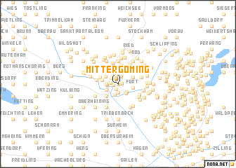 map of Mittergöming
