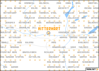 map of Mitterhart