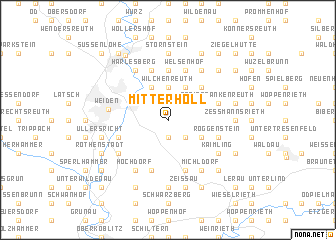 map of Mitterhöll