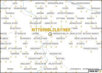 map of Mitterholzleithen