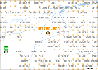 map of Mitterlern