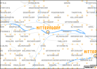 map of Mitterndorf