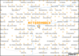 map of Mitterrimbach