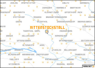 map of Mitterstockstall