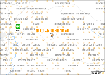 map of Mittlernhammer