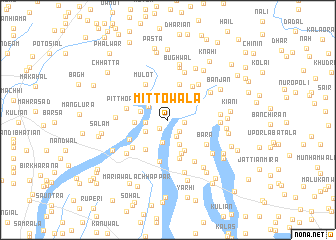 map of Mittowāla