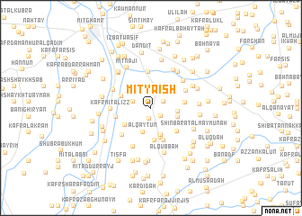 map of Mīt Ya‘īsh