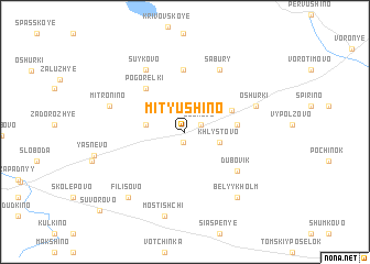 map of Mityushino