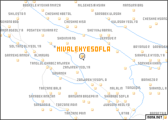 map of Mīvaleh-ye Soflá