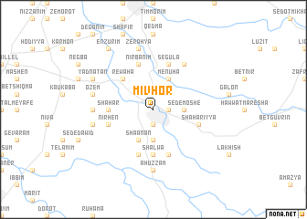 map of Mivhor