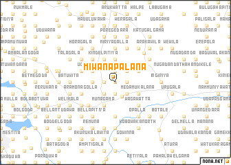 map of Miwanapalana