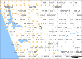 map of Miwana