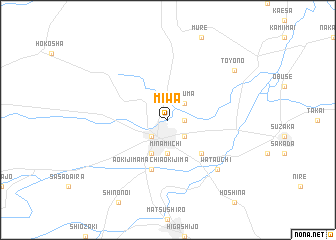map of Miwa