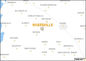 map of Mixersville