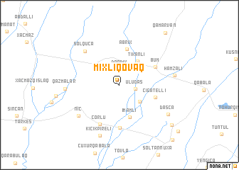 map of Mıxlıqovaq