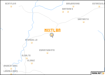 map of Mixtlán