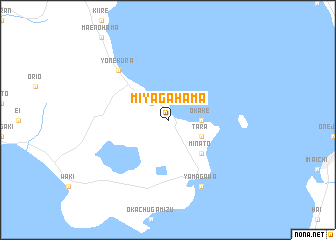 map of Miyagahama