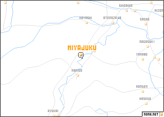 map of Miyajuku