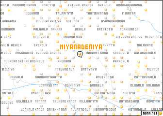 map of Miyanadeniya