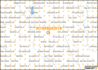 map of Miyanadeniya