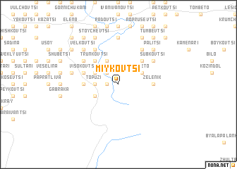 map of Miykovtsi