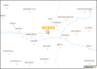 map of Mizers