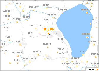 map of Miẕpa
